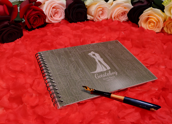 Tidløs Romantik: Gennemsigtig Akryl Bryllups Gæstebog med Birketræsdesign – Et Smukt Minde til Værdifulde Erindringer om Din Store Dag