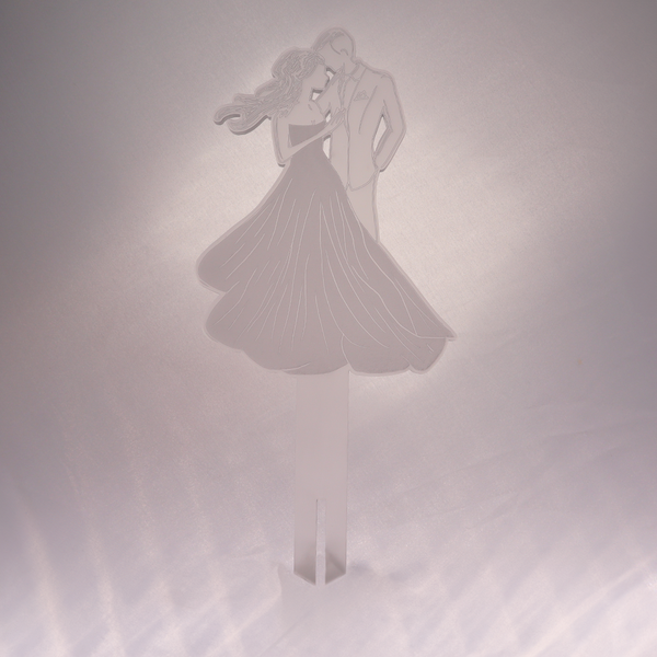 Romantiske Matt Akryl Kage Toppers – Elegante og Drømmeagtige Designs til Din Store Dag